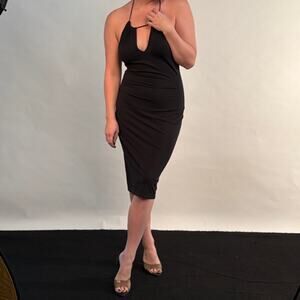 Vintage Rampage Halter Bodycon Dress – Size Small